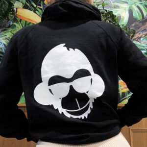 Apenshot hoodie met apenshot-logo